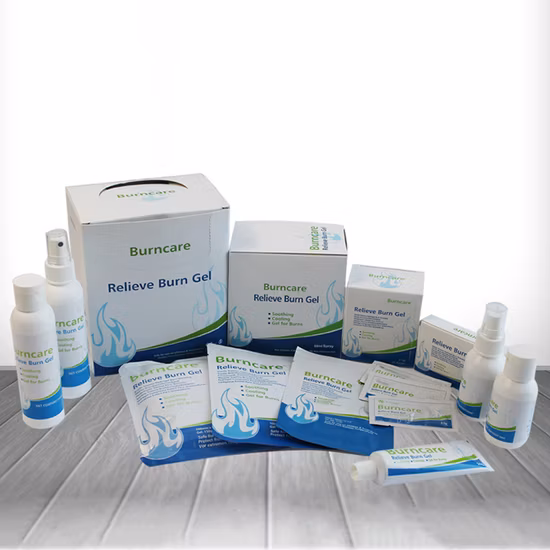 Silicone para tratamento de feridas/creme/espuma hidrogel estéril transparente/gel hidrocolóide para queimaduras/curativo em spray para aliviar queimaduras e escaldaduras