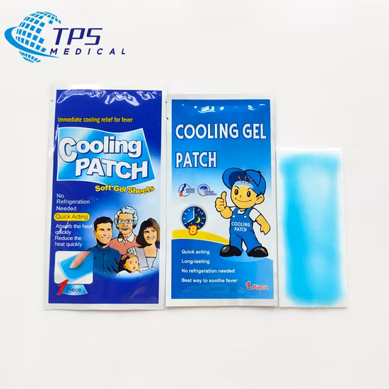 Adesivo de gel refrescante para febre de baixo preço/adesivo refrescante para bebês/adesivo legal