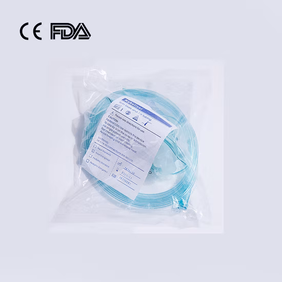 Máscara descartável para hospital cirúrgico cirúrgico PVC CE FDA ISO aprovado CPR Máscara nebulizadora de oxigênio